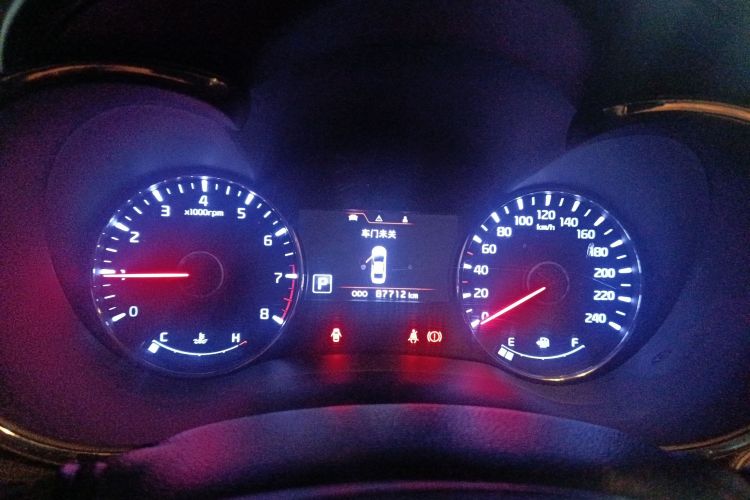 Used Kia K3 2013 1.8L Automatic Premium Odometer Close Up