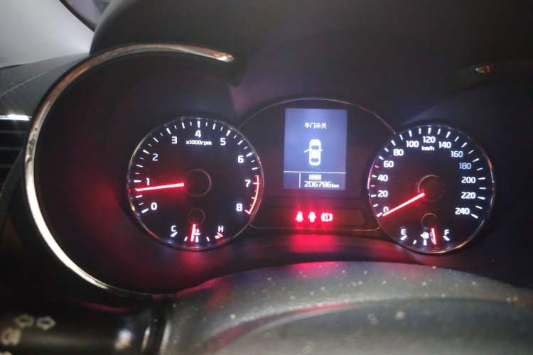 Used Kia K3 2013 1.6L Manual GLS Odometer Close Up