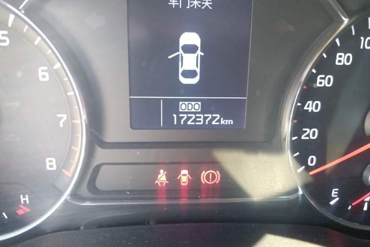 Used Kia K3 2013 1.6L Manual GLS Odometer Close Up