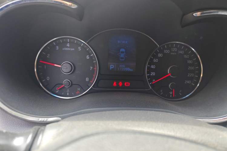 Used Kia K3 2013 1.6L Automatic GLS Odometer Close Up