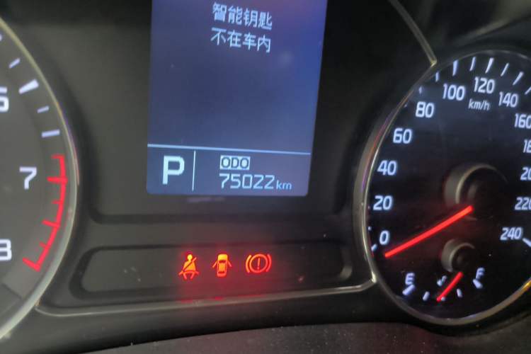Used Kia K3 2013 1.6L Automatic GLS Odometer Close Up