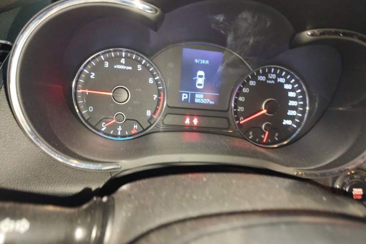 Used Kia K3 2013 1.6L Automatic DLX Odometer Close Up