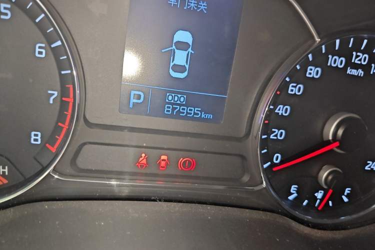 Used Kia K3 2013 1.6L Automatic GLS Odometer Close Up