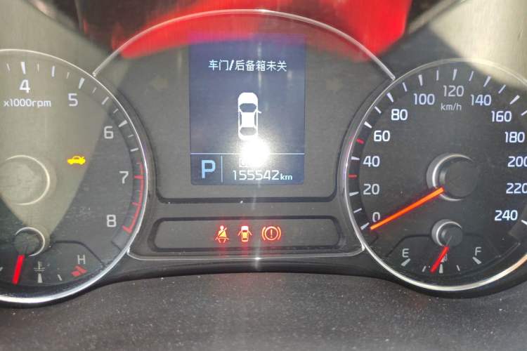 Used Kia K3 2013 1.6L Automatic DLX Odometer Close Up