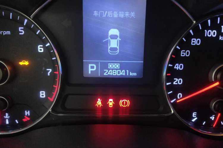Used Kia K3 2013 1.6L Automatic GLS Odometer Close Up