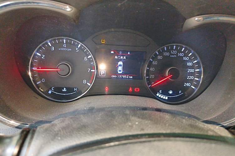 Used Kia K3 2013 1.8L Automatic Premium Odometer Close Up
