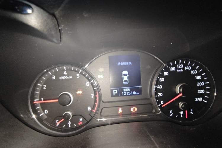 Used Kia K3 2013 1.6L Automatic GLS Odometer Close Up