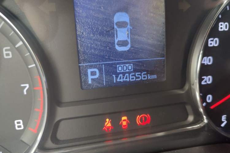 Used Kia K3 2013 1.6L Automatic GLS Odometer Close Up