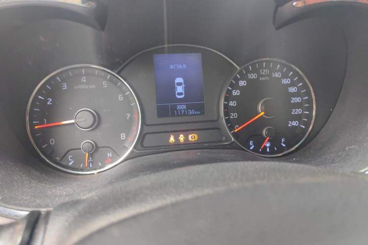 Used Kia K3 2013 1.6L Manual GLS Odometer Close Up
