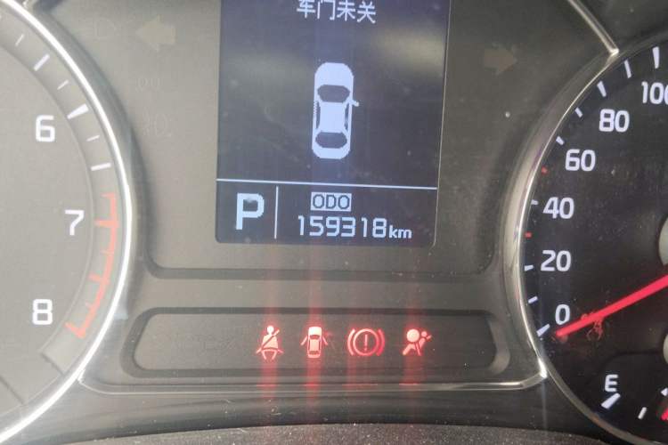 Used Kia K3 2013 1.6L Automatic GLS Odometer Close Up