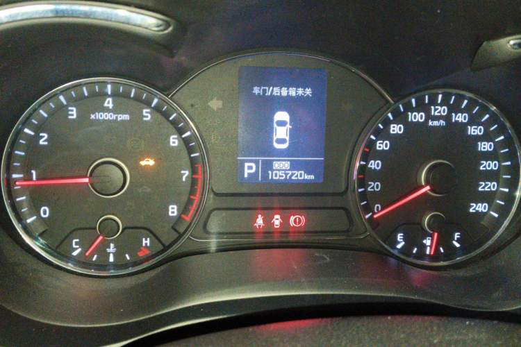 Used Kia K3 2013 1.6L Automatic GL Odometer Close Up