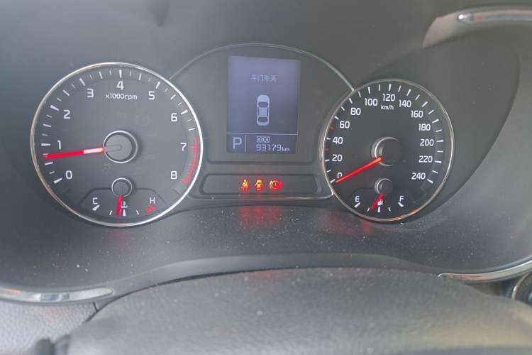 Used Kia K3 2013 1.6L Automatic GLS Odometer Close Up