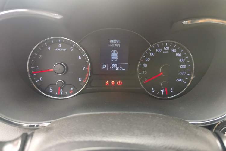Used Kia K3 2013 1.6L Automatic DLX Odometer Close Up