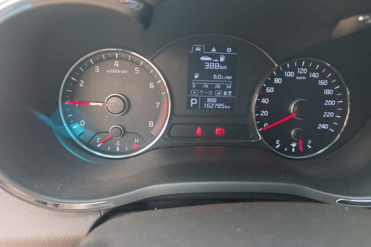 Used Kia K3 2013 1.6L Automatic GLS Odometer Close Up