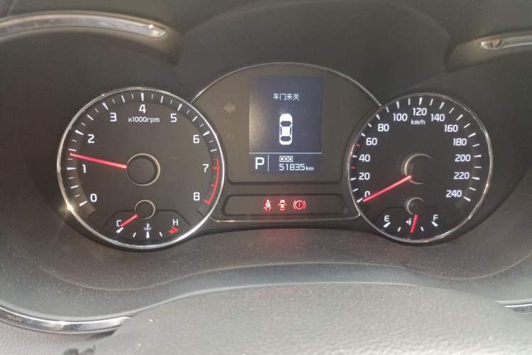 Used Kia K3 2013 1.6L Automatic GLS Odometer Close Up