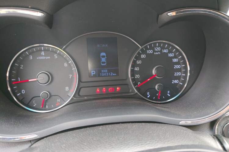 Used Kia K3 2013 1.6L Automatic GLS Odometer Close Up