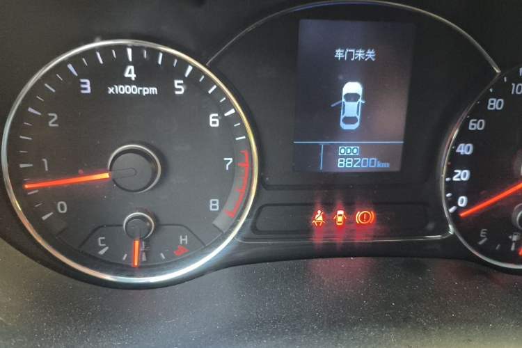 Used Kia K3 2013 1.6L Manual GL Odometer Close Up