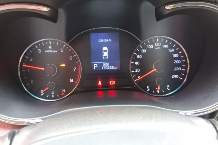 Used Kia K3 2013 1.6L Automatic DLX Odometer Close Up