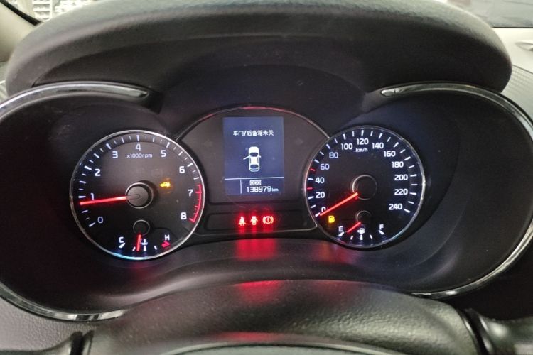 Used Kia K3 2013 1.6L Manual GLS Odometer Close Up