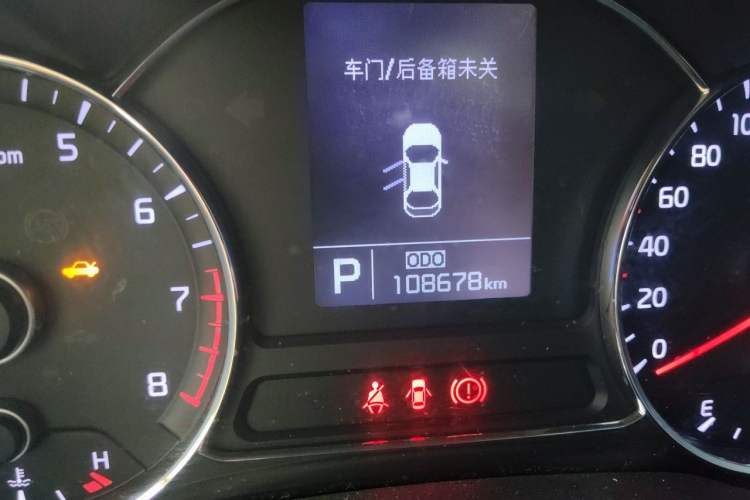 Used Kia K3 2013 1.6L Automatic GLS Odometer Close Up