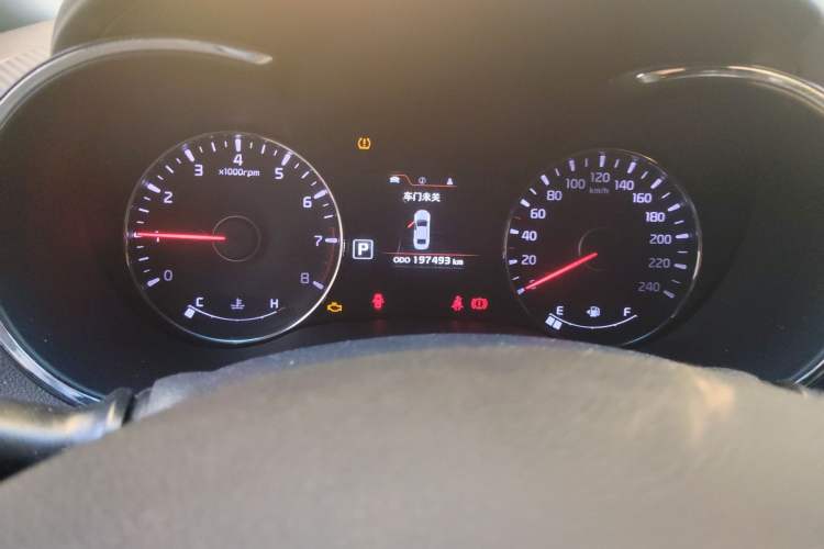 Used Kia K3 2013 1.6L Automatic Premium Odometer Close Up