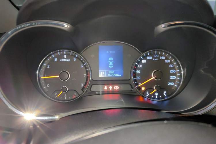Used Kia K3 2013 1.6L Automatic GL Odometer Close Up