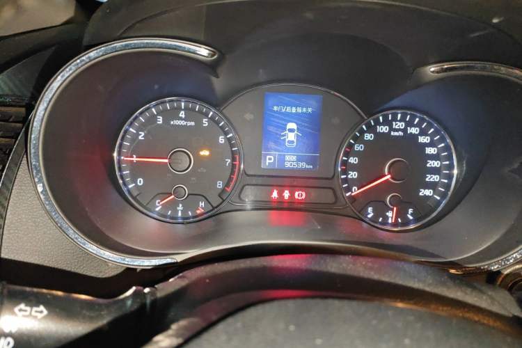 Used Kia K3 2013 1.6L Automatic GLS Odometer Close Up