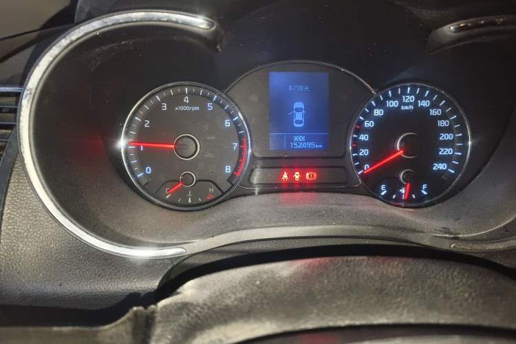 Used Kia K3 2015 1.6L Manual GL Odometer Close Up