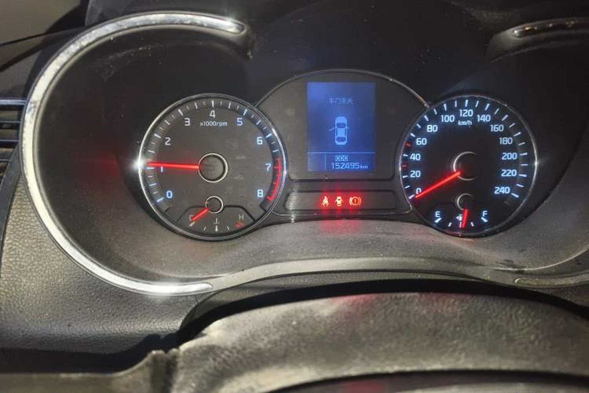 Used Kia K3 2015 1.6L Manual GL Odometer Close Up