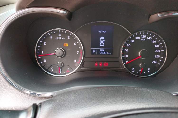 Used Kia K3 2015 1.6L Automatic GL Odometer Close Up