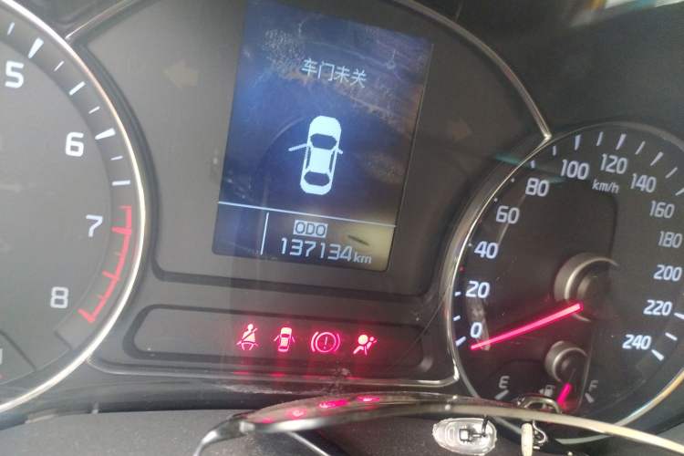 Used Kia K3 2015 1.6L Manual GL Odometer Close Up