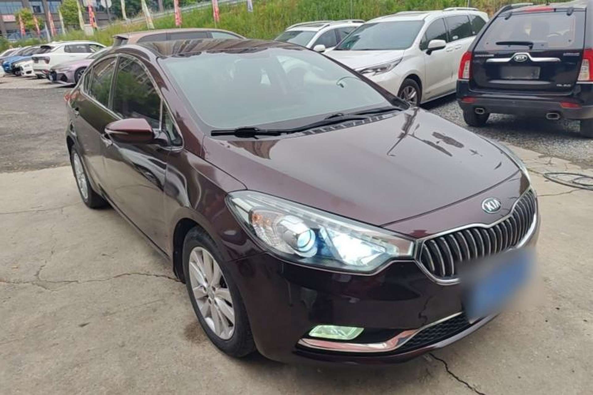 Used Kia K3 2015 1.6L Automatic GLS Front Right 45 Deg