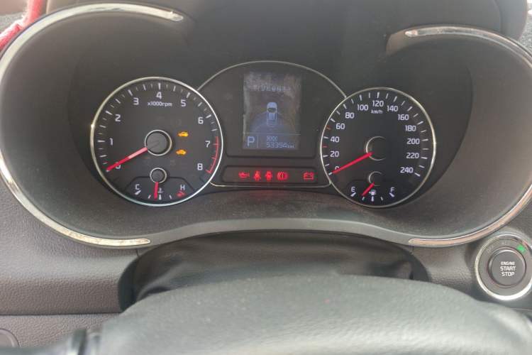 Used Kia K3 2015 1.6L Automatic GLS Odometer Close Up