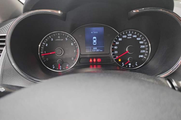 Used Kia K3 2015 1.6L Manual GL Odometer Close Up