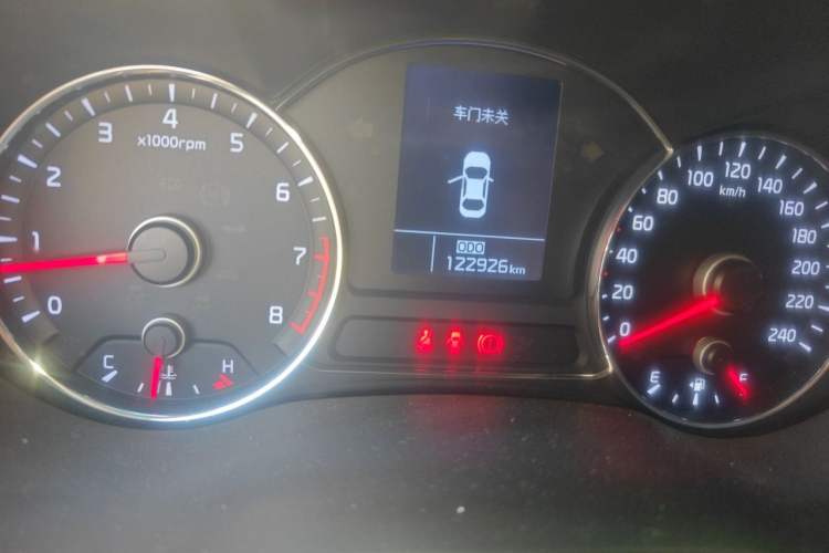Used Kia K3 2015 1.6L Manual GLS Odometer Close Up