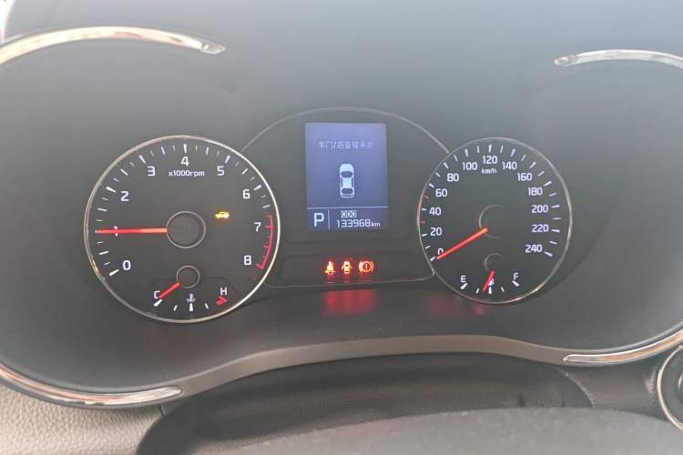 Used Kia K3 2015 1.6L Automatic GLS Odometer Close Up
