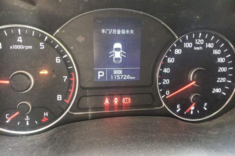 Used Kia K3 2015 1.6L Automatic GL Odometer Close Up