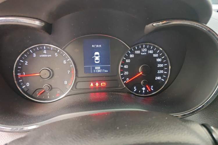Used Kia K3 2015 1.6L Manual GL Odometer Close Up