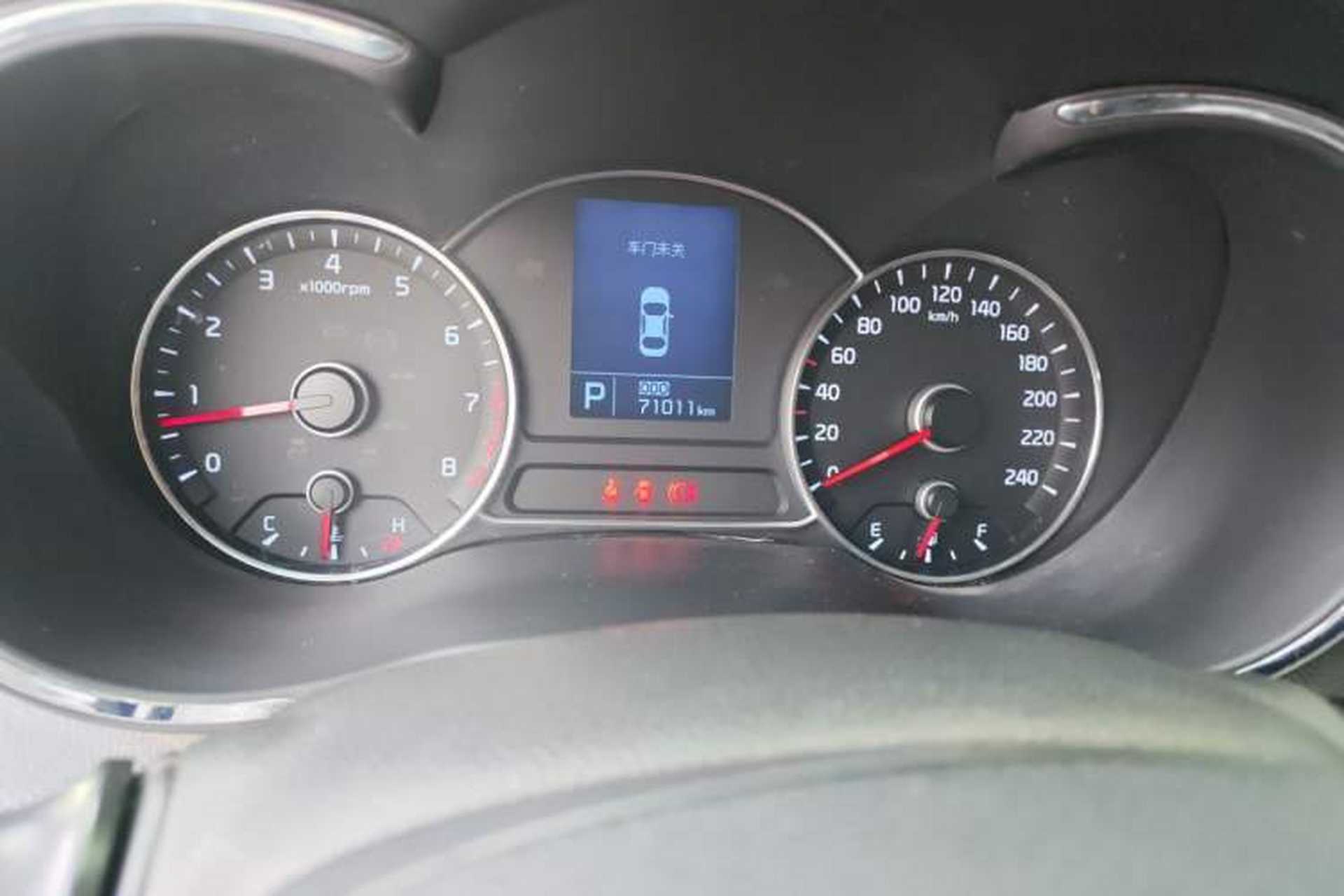 Used Kia K3 2015 1.6L Automatic GL Odometer Close Up