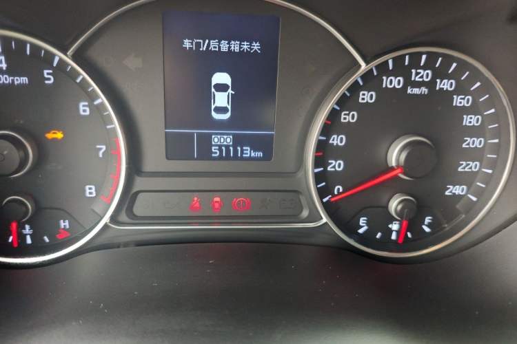 Used Kia K3 2015 1.6L Manual GL Odometer Close Up