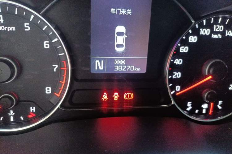 Used Kia K3 2015 1.6L Automatic GL Odometer Close Up