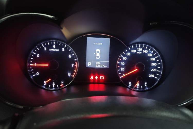 Used Kia K3 2015 1.6L Automatic GL Odometer Close Up