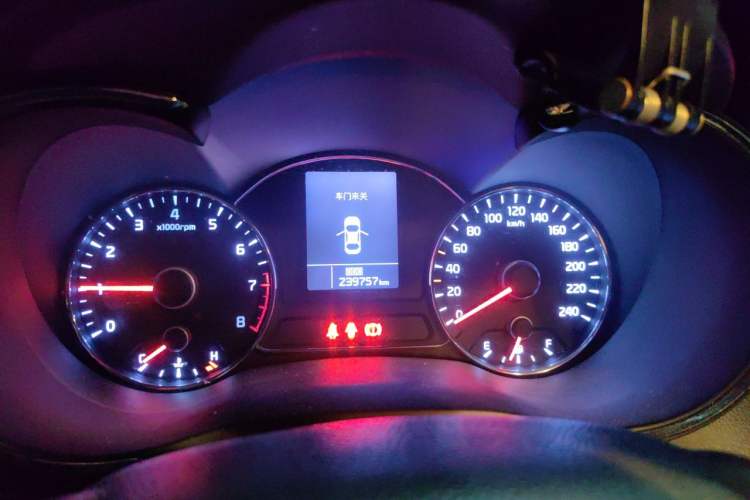 Used Kia K3 2015 1.6L Manual GLS Odometer Close Up