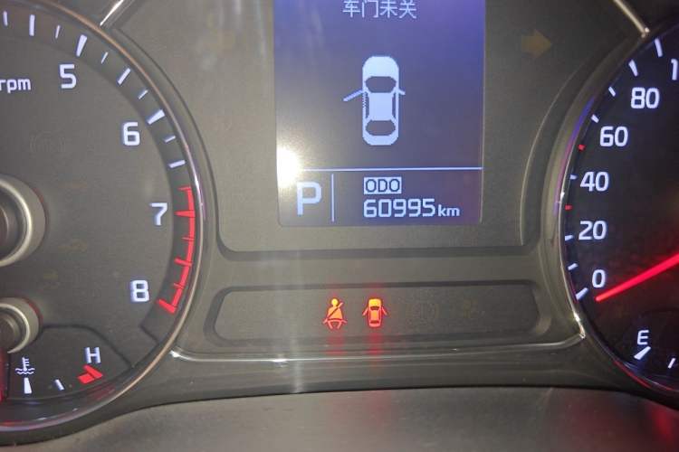 Used Kia K3 2015 1.6L Automatic GLS Odometer Close Up