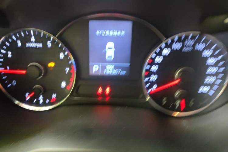 Used Kia K3 2015 1.6L Automatic GLS Odometer Close Up