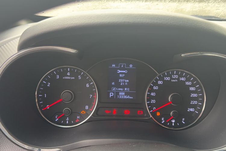 Used Kia K3 2015 1.6L Automatic GL Odometer Close Up