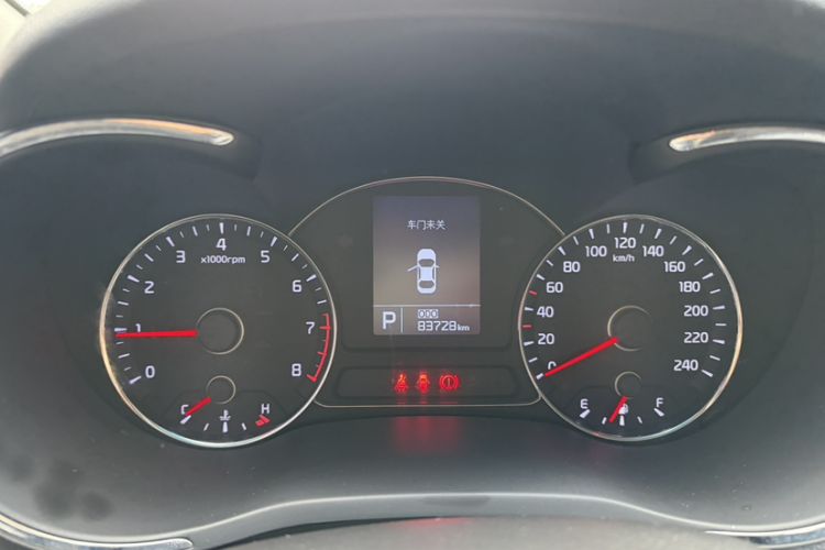 Used Kia K3 2015 1.6L Automatic GL Odometer Close Up