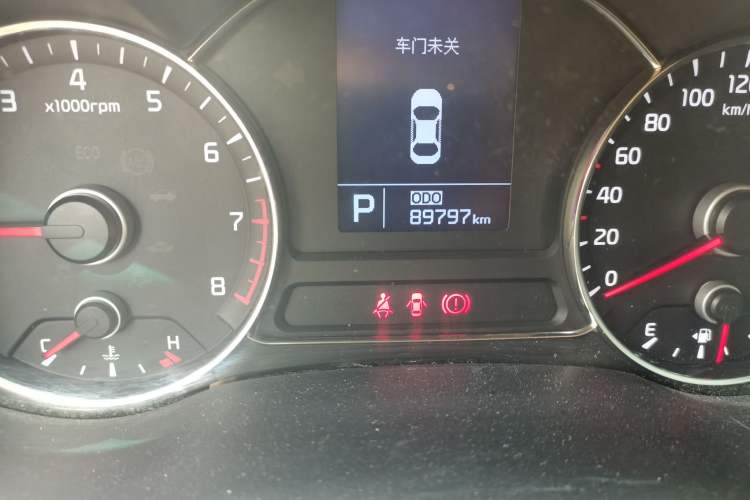 Used Kia K3 2015 1.6L Automatic GL Odometer Close Up