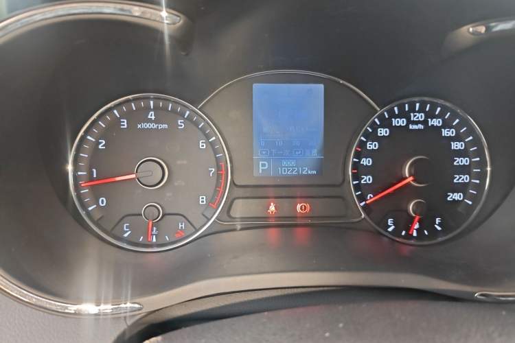 Used Kia K3 2015 1.6L Automatic GL Odometer Close Up