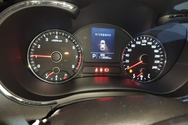 Used Kia K3 2015 1.6L Automatic GL Odometer Close Up
